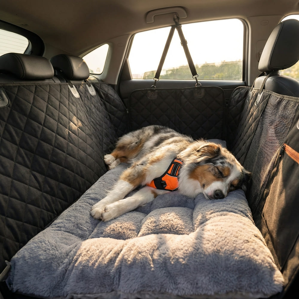 Tapis chien voiture apaisant