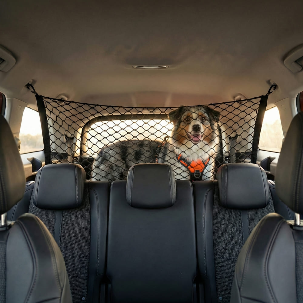 Filet coffre voiture pour chien