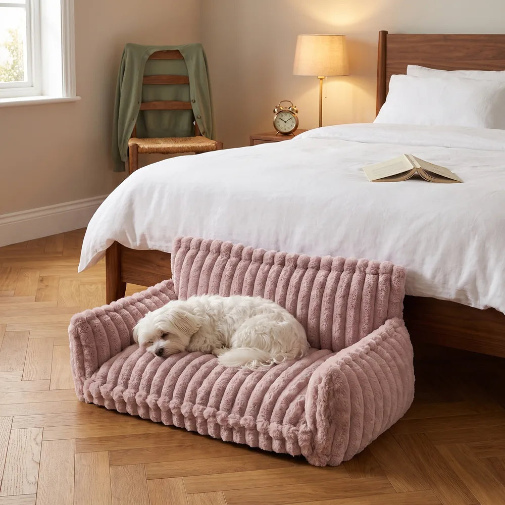 Canapé lit orthopédique pour chien