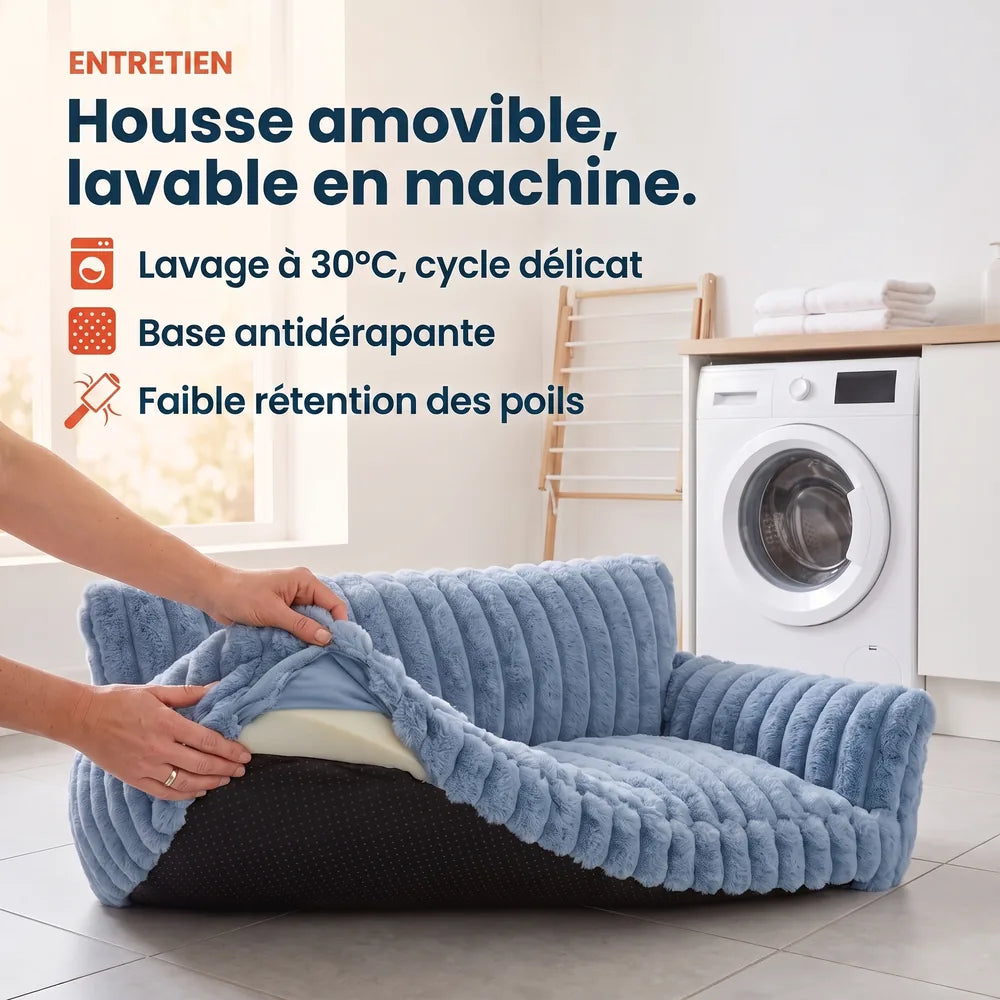 Canapé lit orthopédique pour chien