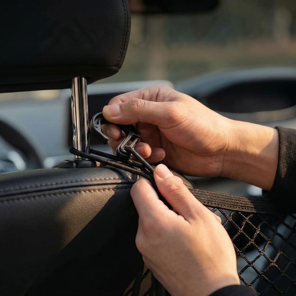 Filet de protection chien voiture