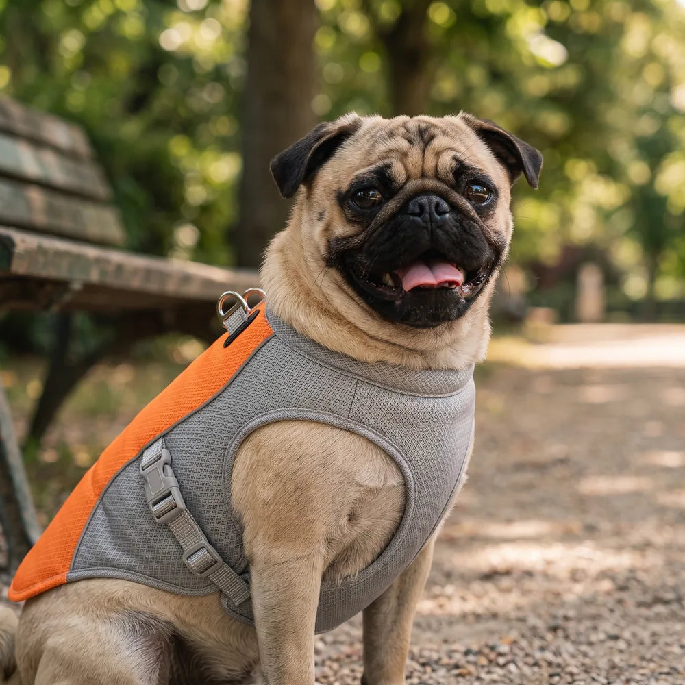 Gilet rafraîchissant pour chien sans gel