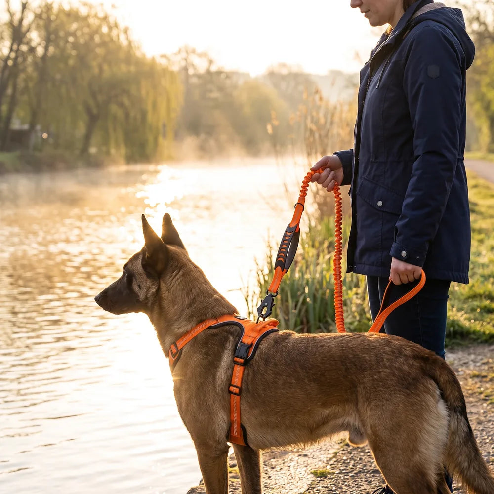 Laisse amortisseur voiture pour chien