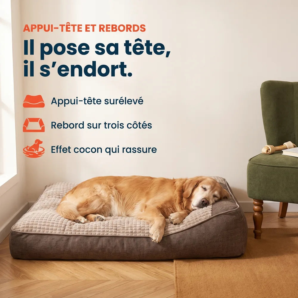 Lit pour grand chien orthopédique