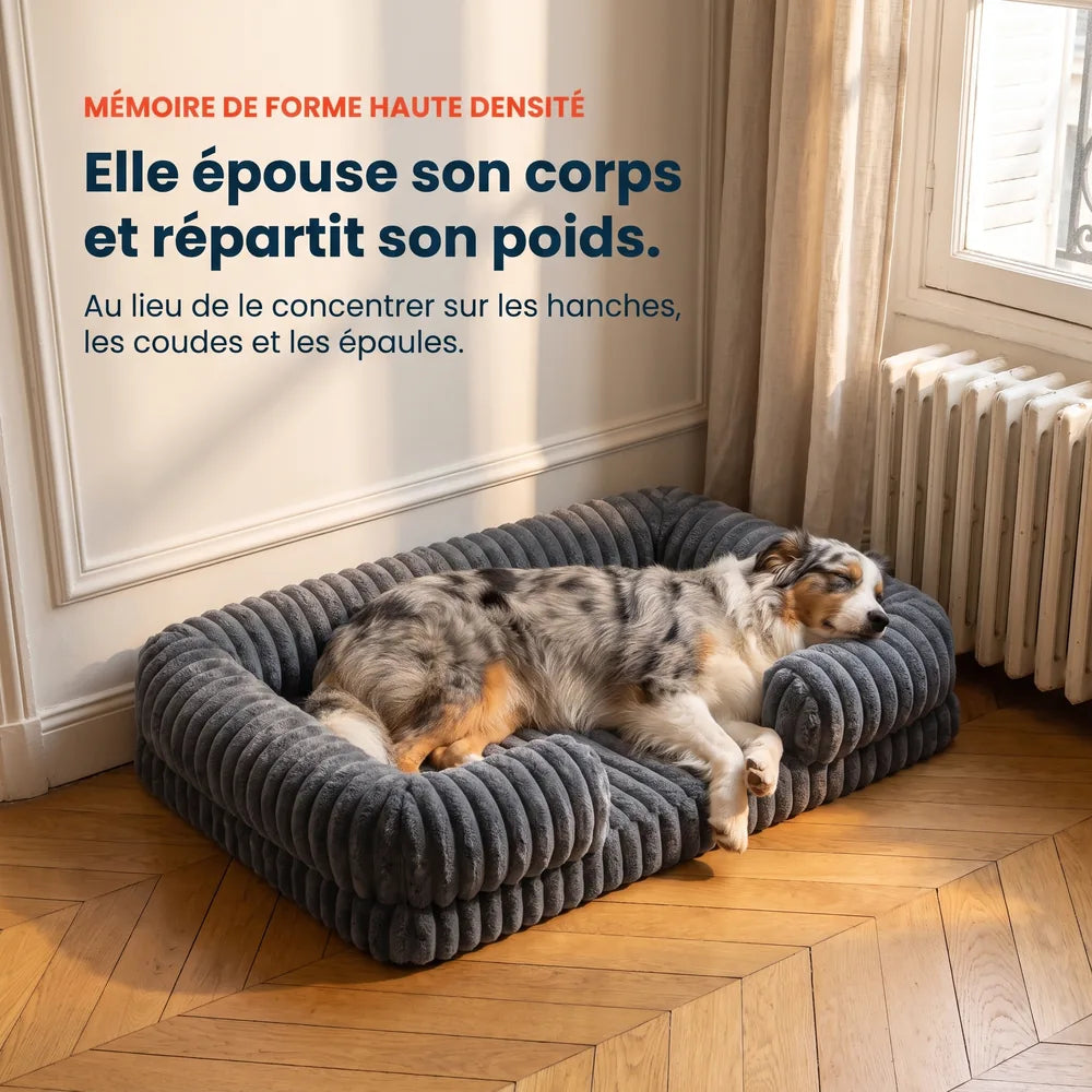Panier chien orthopédique à mémoire de forme