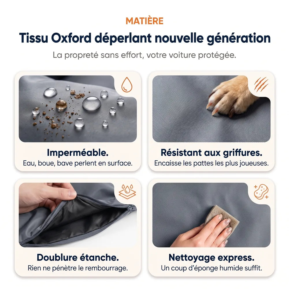 Siège auto chien imperméable