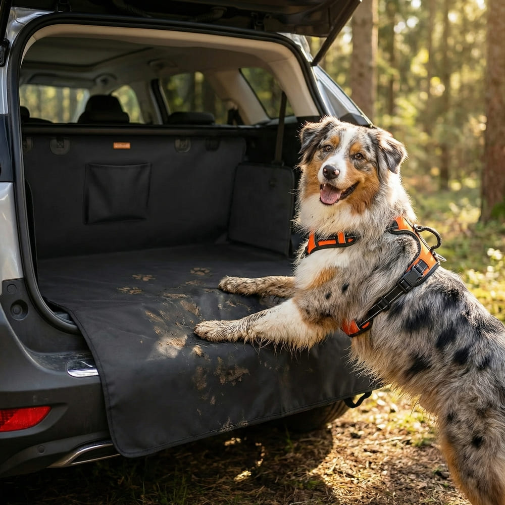 Protection de coffre voiture pour chien