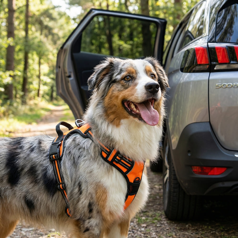 Harnais chien spécial voiture