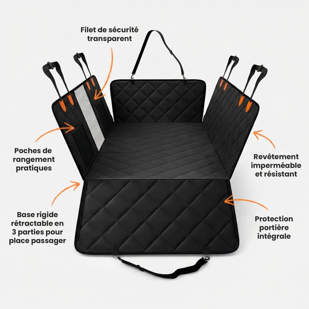 Protection voiture pour chien base rigide - Trotter Shield