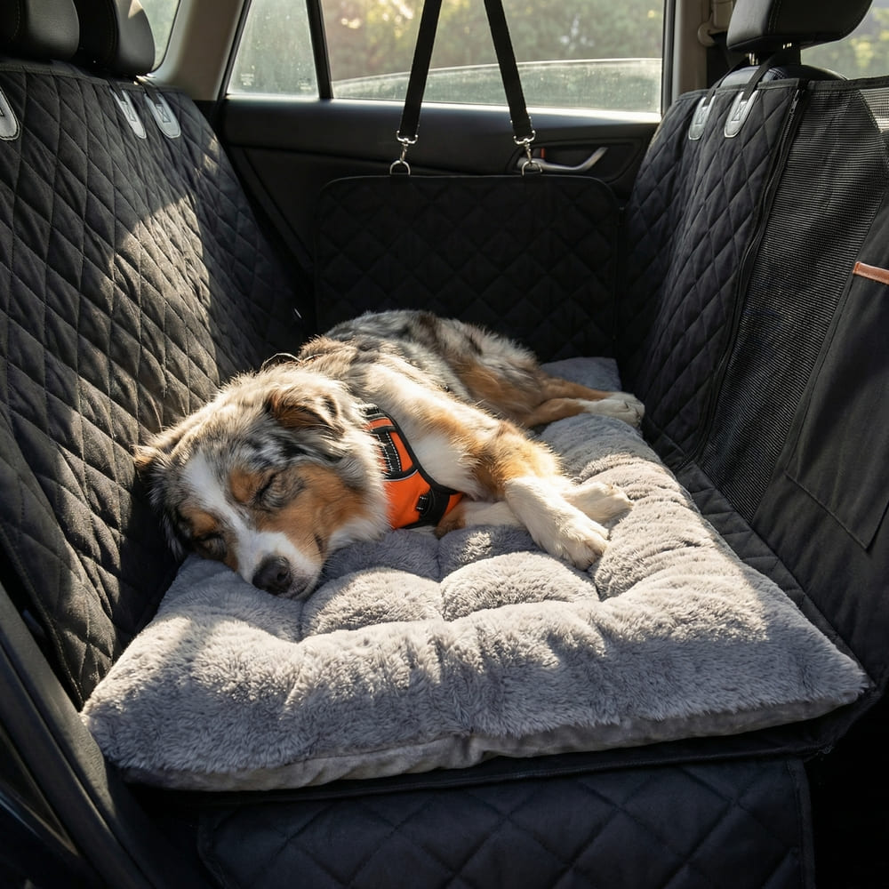 Tapis chien voiture apaisant