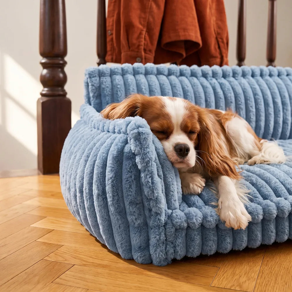 Canapé lit orthopédique pour chien