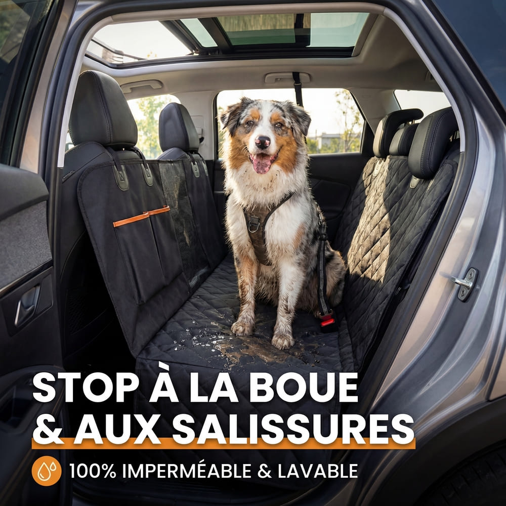Housse de protection voiture pour chien - Dog Trotter™