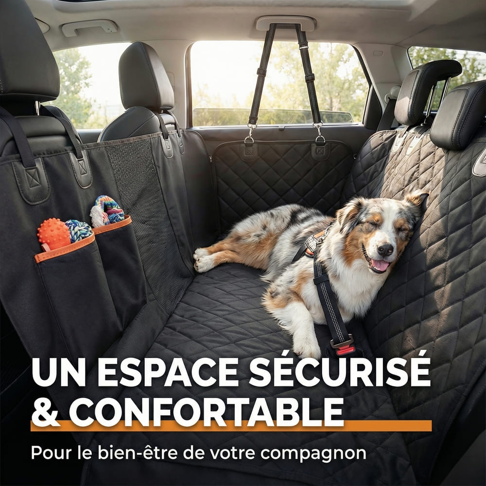 Housse de protection voiture pour chien - Dog Trotter™