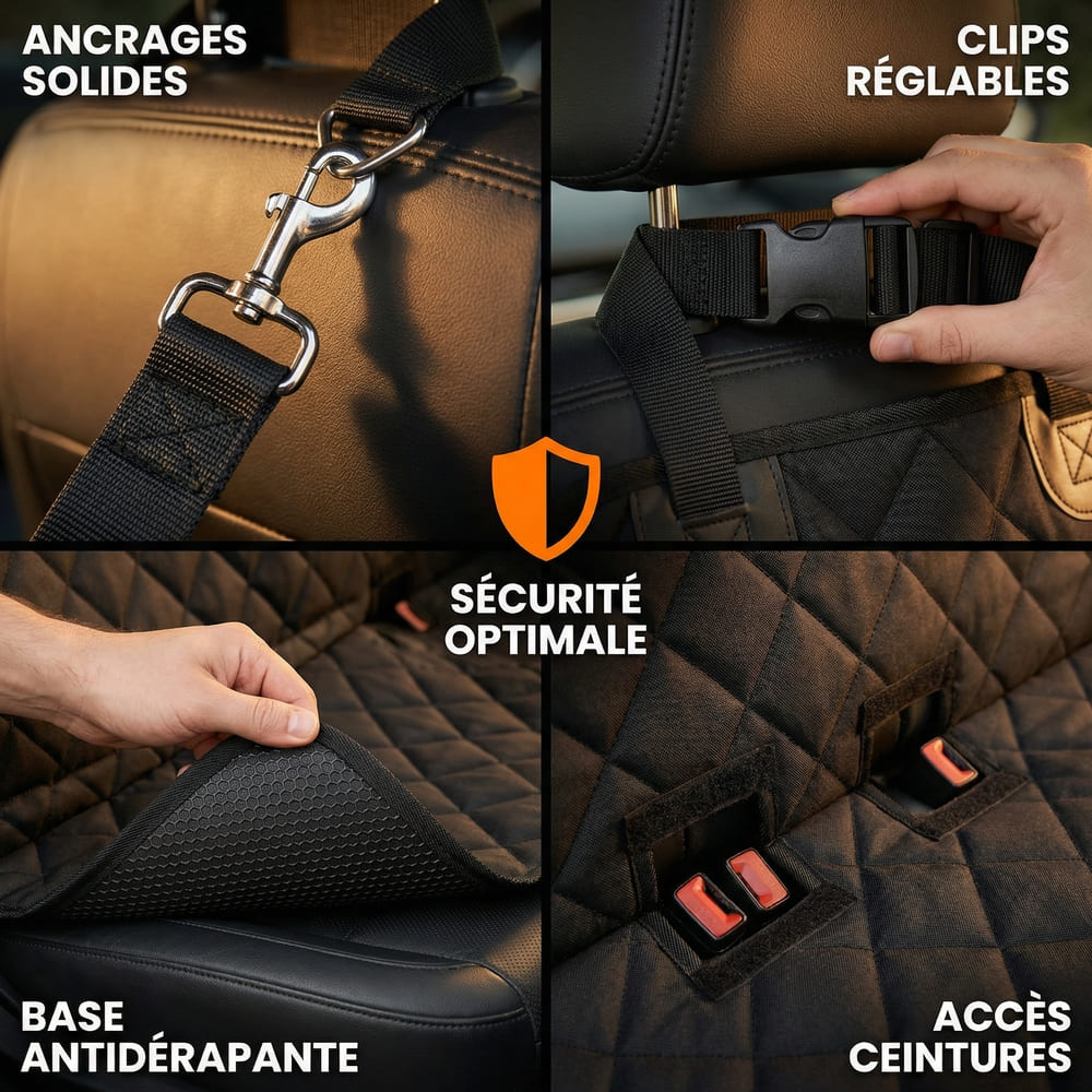 Housse de protection voiture pour chien - Dog Trotter™