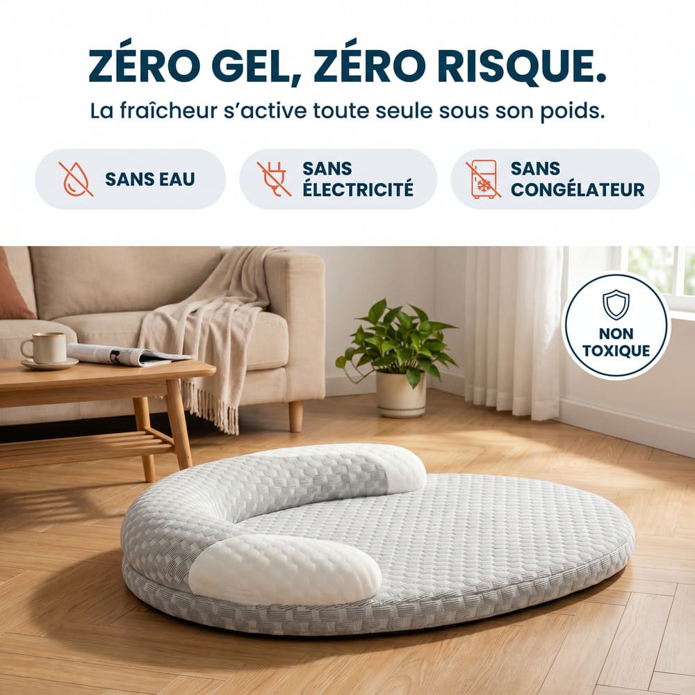Matelas rafraîchissant pour chien