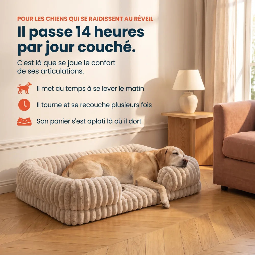 Panier chien orthopédique à mémoire de forme