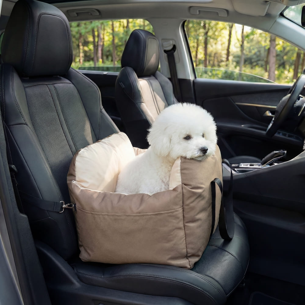 Panier de voiture petit chien