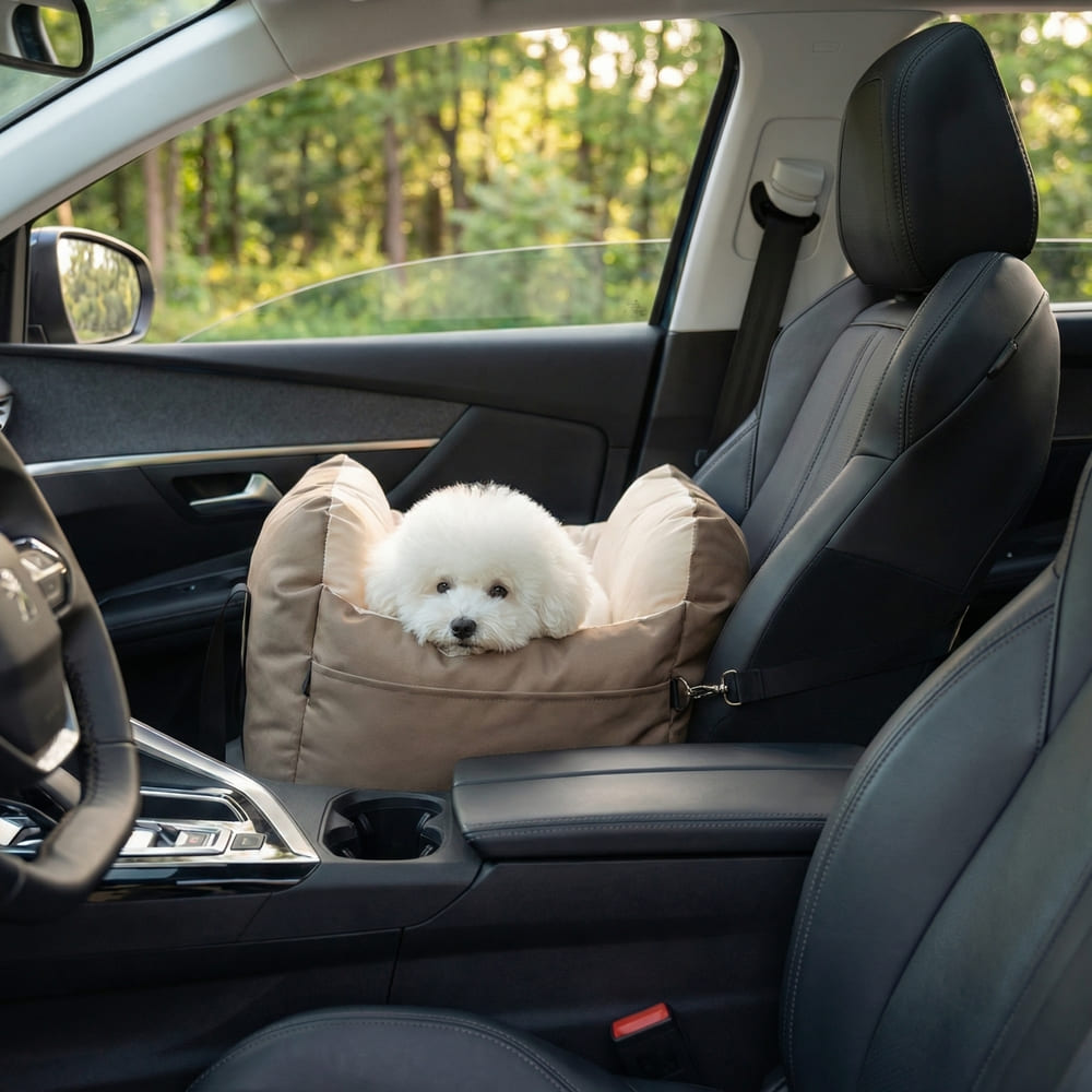 Panier de voiture petit chien