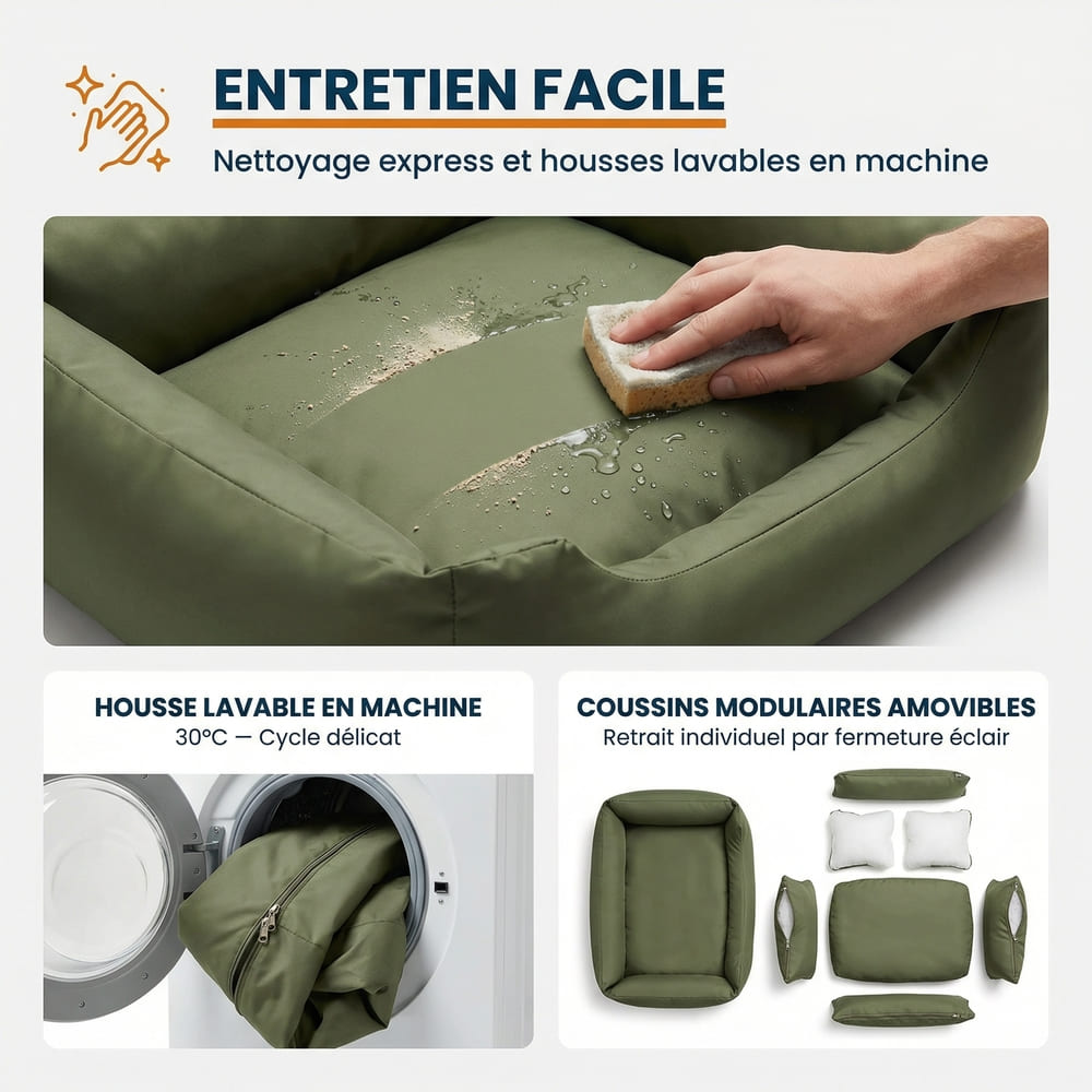 Siège auto pour chien imperméable