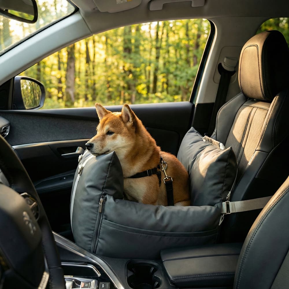 Siège auto pour chien imperméable