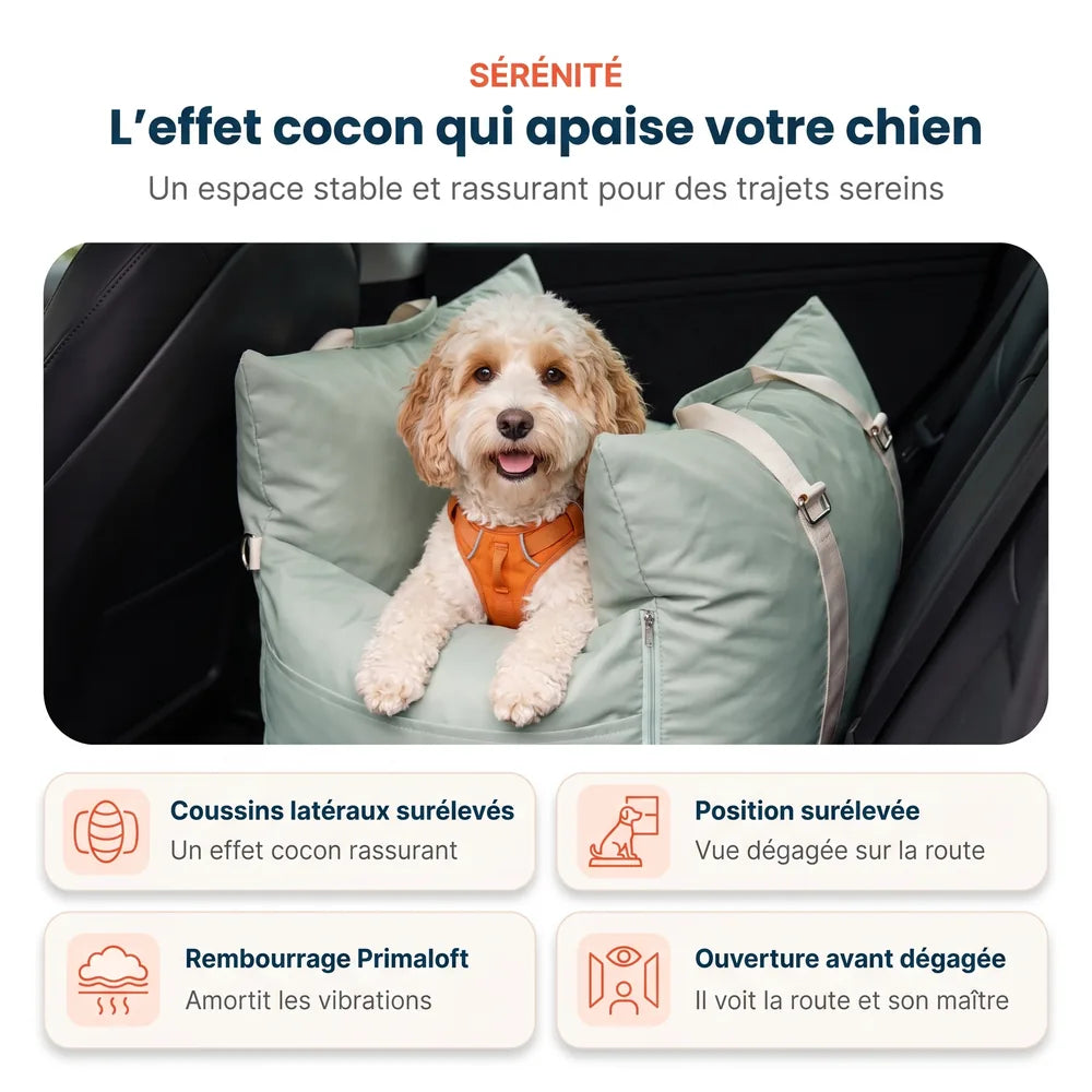 Siège auto chien imperméable