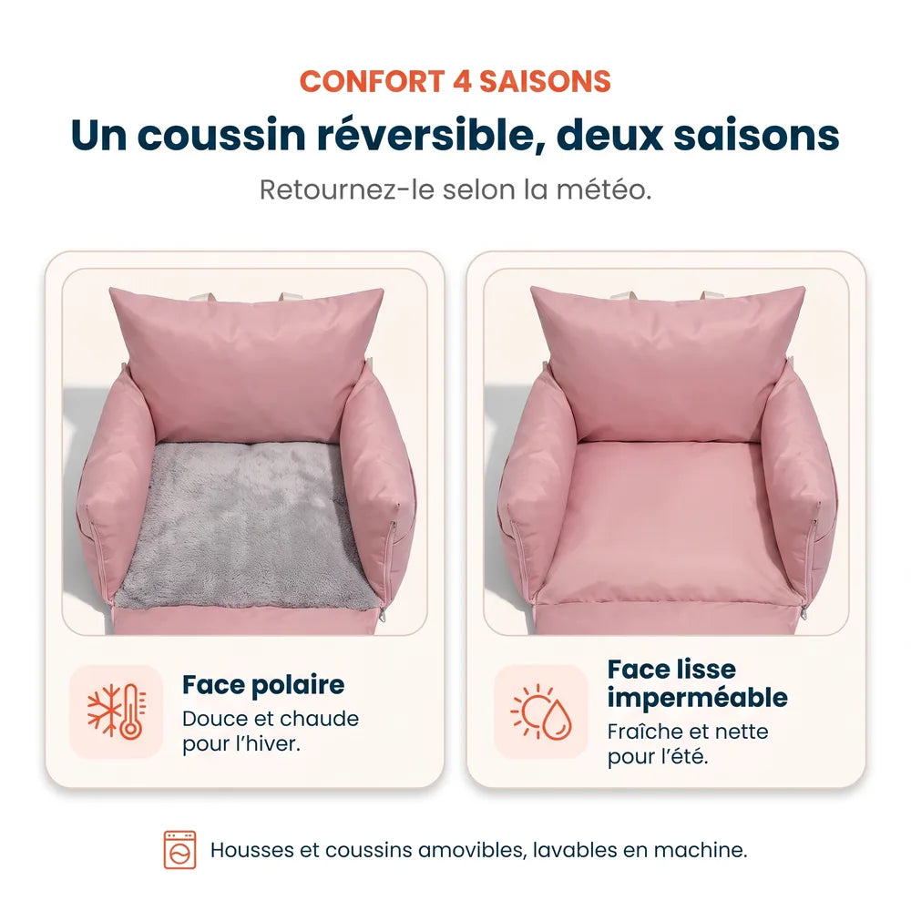 Siège auto chien imperméable