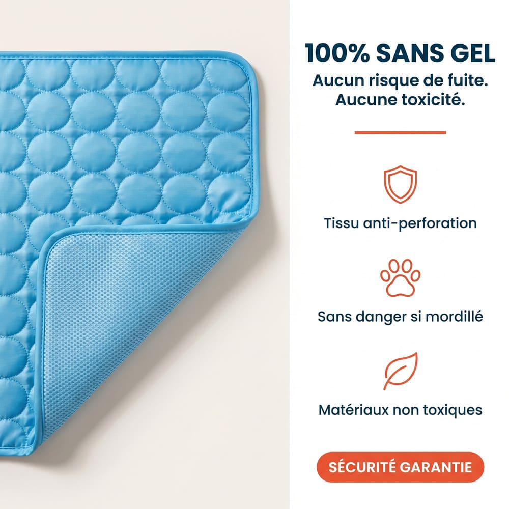 Tapis rafraîchissant pour chien