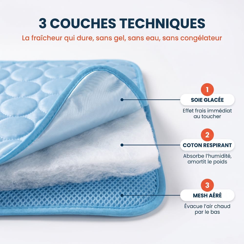 Tapis rafraîchissant pour chien